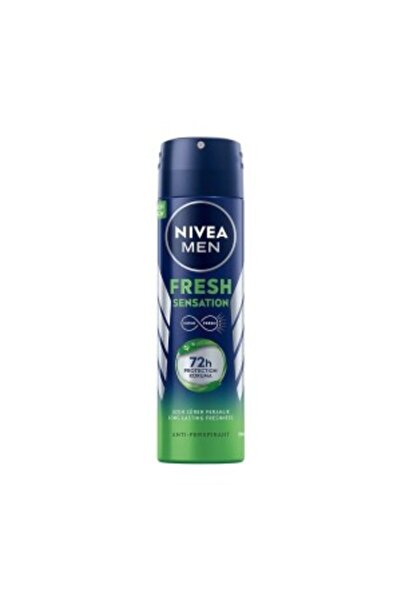NIVEA ( 1 ADET ) Nivea Men Fresh Sensation Deo Sprey 150 Ml ( KÜÇÜK KOLONYA HEDİYE )