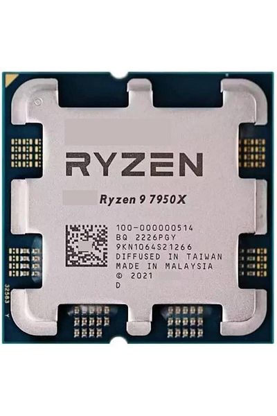 Amd Ryzen 9 7950X 80Mb 16Core Vga No Am5 170W Unboxed Fanless