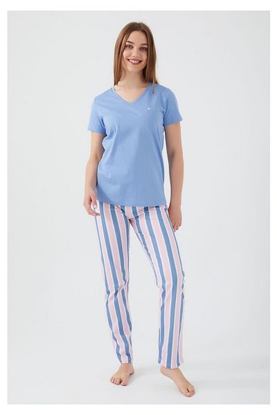 Pierre Cardin Set de pijamale de damă din bumbac cu mâneci scurte V11