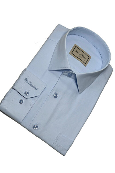 mc davinci MC’DAVİNCİ ERKEK GÖMLEK UZUN KOL CEPLİ KLASİK