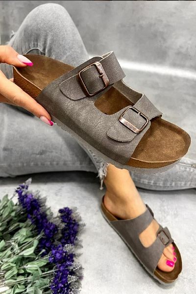 Neon online buckle sandals