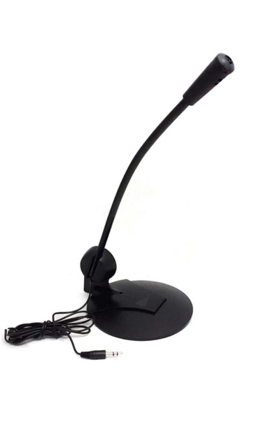 Tastech MASAÜSTÜ STANDLI BİLGİSAYAR MİKROFONU 3.5 MM JACK GİRİŞLİ PC MİCROPHO...