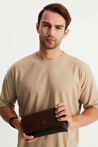 TH Men's Handbag TH-WS5008ES Brown