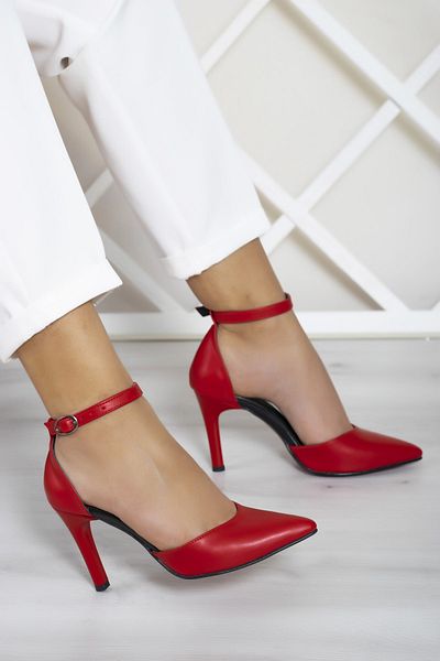 Erkan Saçmacı Sindy Red Vegan Stiletto