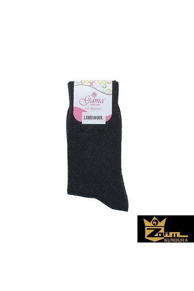 Zaim Kundura Women's Anthracite Lamb Wool Socks278900202-1