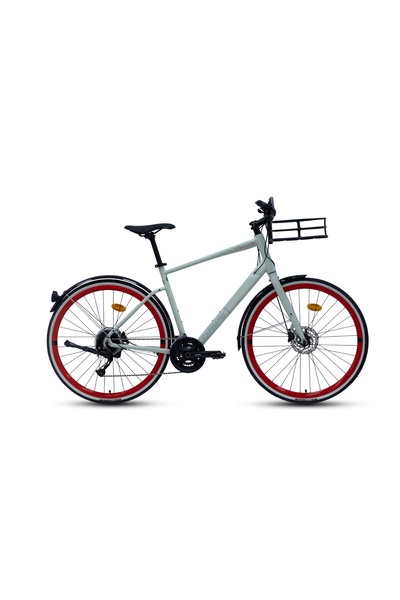 Carraro Commuter 28 Jant 52cm (L) Kadro 18 Vites Şehir Bisikleti - Çimento Gr...