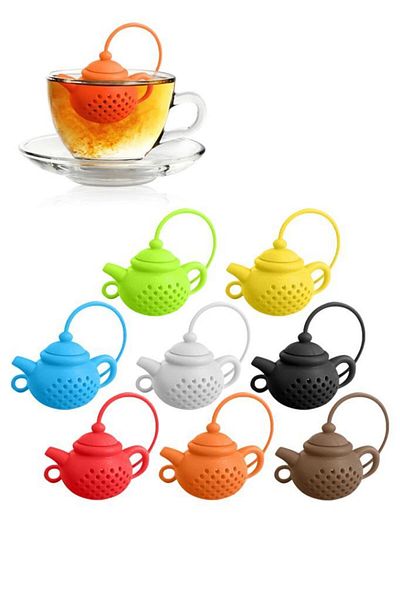 MUJGAN 8-Piece Glass Edge Teapot Teapot