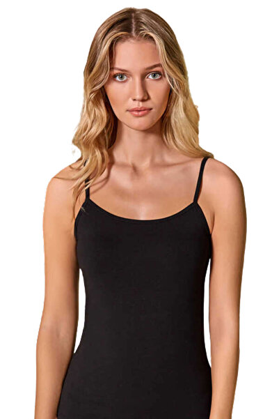 Hepsine Rakip Cameră de corp din bumbac pieptănat cu curele de frânghie pentr...