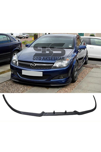 STS Oto Aksesuar Opel Astra H Cupra R Uyumlu Ön Lip Mat Siyah Ön Tampon Lip