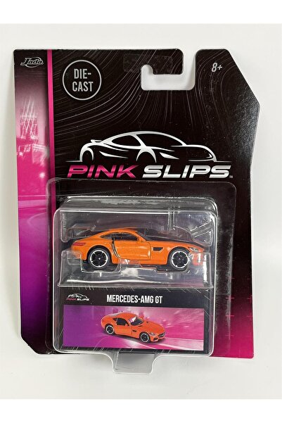 Jada Toys Mercedes-AMG GT 1/64 Ölçek Jada Toys Pink Slips Metal Araba Diecast...