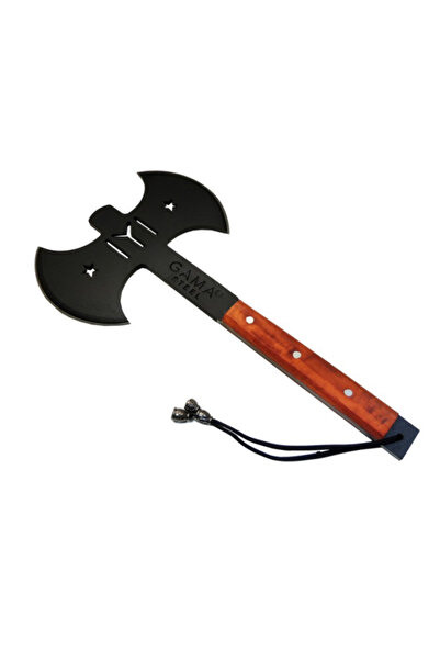 John Connely Yerli Üretim IYI ( KAYI ) Çift Taraflı Balta - Orman & Kamp Baltası - 39 Cm - Kılıflı