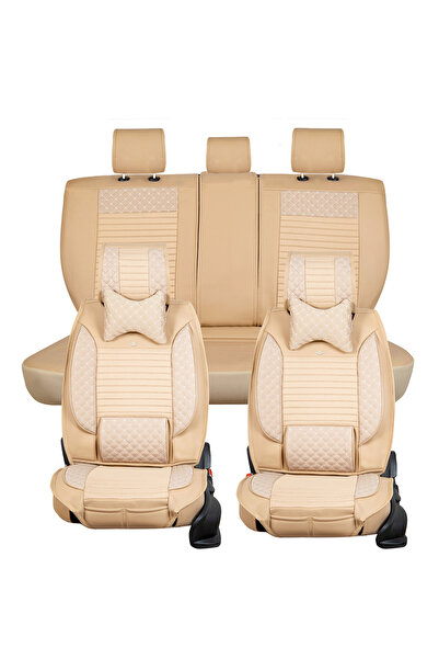 Stil طقم مقعد سيارة Audi 80 B3-B4 1986-1996 Beige Elite - غطاء أمامي وخلفي