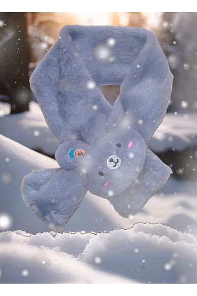 MONİCATİME RABBIT PLUSH SCARF