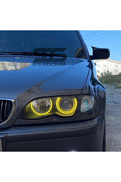 STS Oto Aksesuar Bmw E46 Batman Yarasa Ayna Kapağı Piona Black 1998 - 2005 Ar...