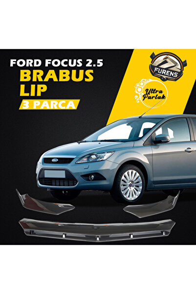 STS Oto Aksesuar Ford Focus 2,5 2008-2011 Kasa Uyumlu Brabus Ön Lip 3 Parça K...