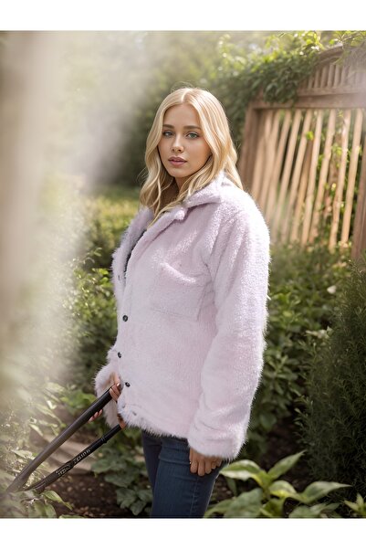 MEİLİFENG Peluş Polar Hırka Ceket