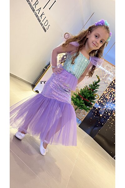 İkrabutikbursa Στολή Γοργόνας, Φόρεμα Γοργόνας για κορίτσια