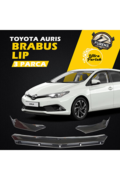 STS Oto Aksesuar Toyota Auris 2013-2018 Uyumlu Brabus Ön Lip 3 Parça Kanatlı Lip