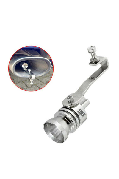 STS Oto Aksesuar Islık Egzoz Ses Aparatı Her Araca Uygun Turbo Sesi 1 Adet Büyük Boy