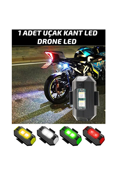 STS Oto Aksesuar 7 Renkli Rgb Led Motosiklet Uyarı Kaza Önleyici Mini Pilli S...