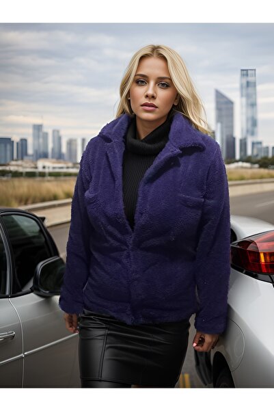 MEİLİFENG Peluş Polar Hırka Ceket