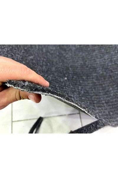 bademlerhali Gray Color Door Mat Shop Mall Shop Mat Non-Slip Moisture Wetness Receiver Mat