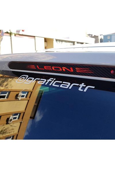 GRAFİCAR Αυτοκόλλητο φρένου πορτμπαγκάζ Seat Leon Mk3-mk3.5/5f 2013-2020 / Leon Written