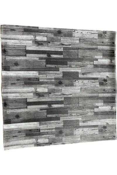 Renkli Duvarlar 70x70cm Silinebilir Kendinden Yapışkanlı Gri Antrasit Renk Estetik Salon Antre Duvar Paneli Kağıdı