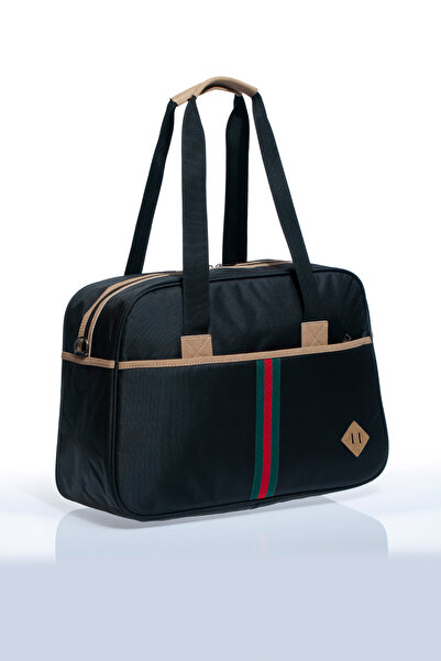 Fiyaka GK24E Ръчен багаж Куфар Чанта за пътуване и почивка ЧЕРЕН