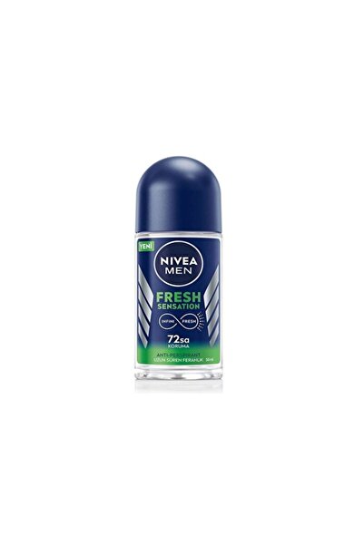 NIVEA Men Fresh Sensation Roll on Deodorant, 72 Saat Anti-perspirant Koruma, ...