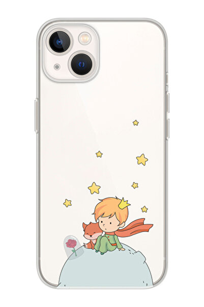 shoptocase Iphone 15 Uyumlu Küçük Prens ve Tilki Tasarımlı Premium Şeffaf Tel...