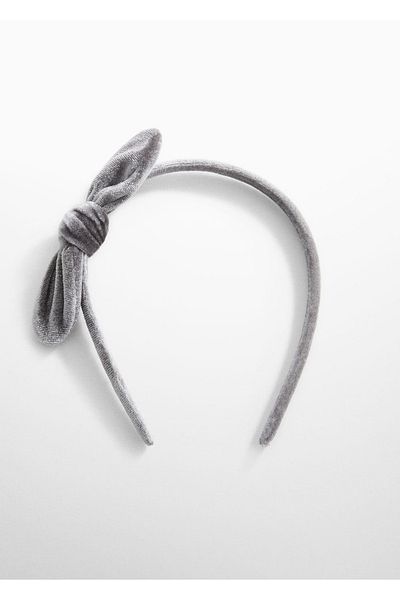 MANGO Kids Samtkrone – Schleifendetail