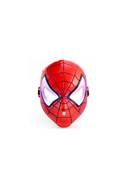 AKSAN Işıklı Örümcek Adam Maskesi - Spiderman Işıklı Maske - Işıklı Maske