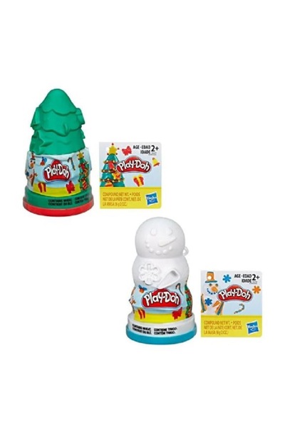 Hasbro Play-Doh Holiday New Year Snowman with Tree