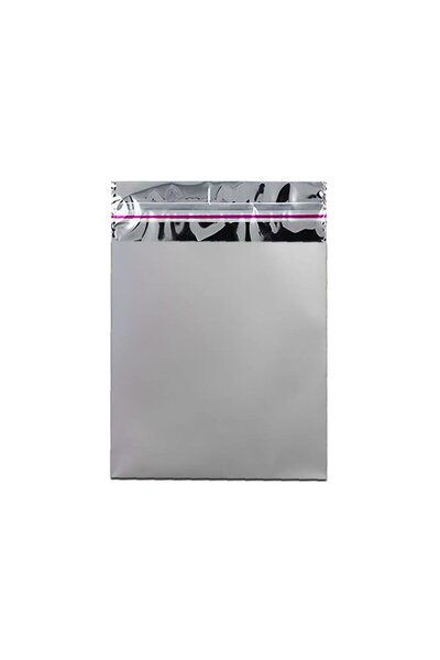 Dekals Small Size Silver Jewelry Earring Gift Bag with 50 Pieces Band 10X12