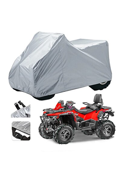 Breen Cfmoto C Force 450 ATR-EPS ile uyumlu Atv Branda, Gri, Güvenli, Su Geçirmez Dayanıklı Kumaş