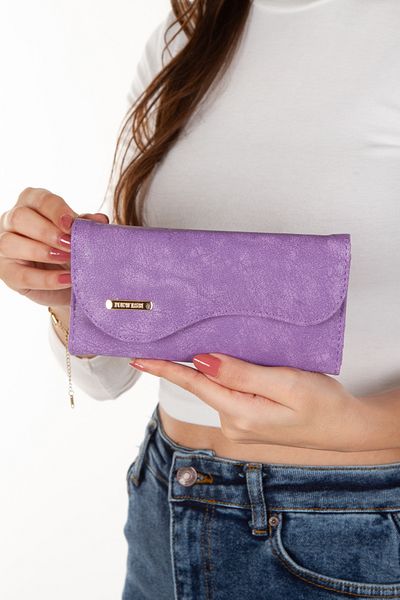 Newish Polo Lilac Soft Textured Women's Wallet Accessory Daily Paper Money Compartment (CARD HOLDER Compartment)