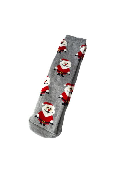 Sembol New Year Themed Women's Men's Towel Socks Christmas New Year Size 36-43