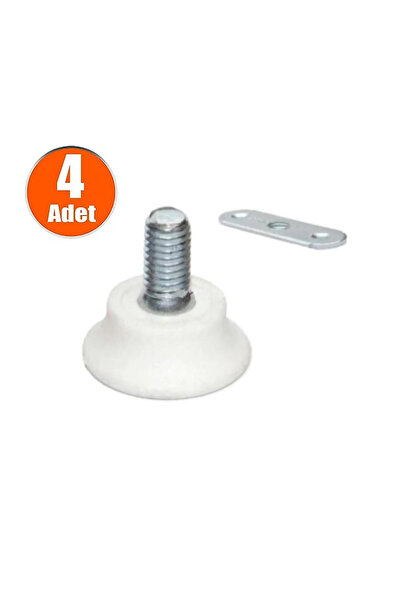 MOBAKS Küçük Bingo Ayak Beyaz 4 Adet Sac Ve Vida Dahil