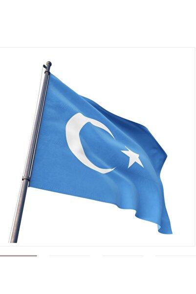 ÇELİKONLİNE Doğu Türkistan Bayrağı 50x70cm