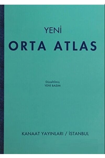 Kanaat Yayınları Kanaat Orta Atlas, Türkiye ve Dünya Atlası - Karton Kapak