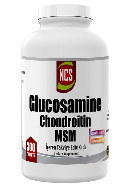 NCS Glucosamine Chondroitin Msm Hyaluronic Acid Bosvella 300 Tablets