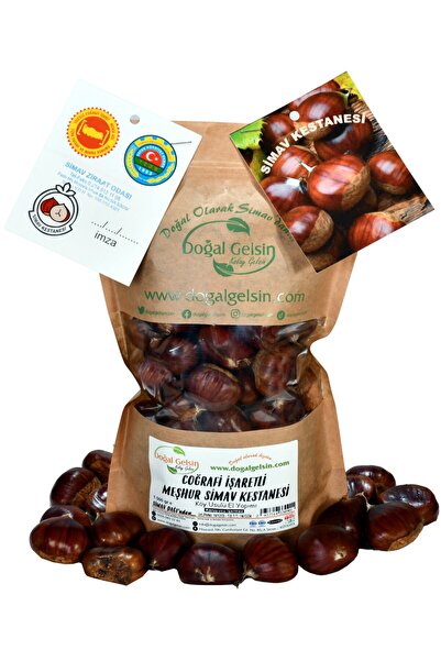 Doğal Olarak Simav'dan Doğal Gelsin Kolay Gelsin Coğrafi Işaretli Meşhur Simav Kestanesi (büyük Boy) - 1 Kg