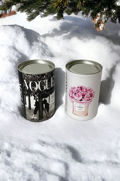 Saccura Decor Pink & Black Cylinder Box Set, 2 Pieces Cylinder Decorative Box Set