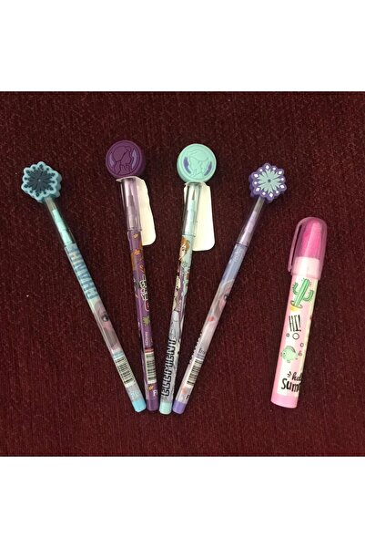 Esmay مجموعة أقلام وممحاة على شكل بيضة فروزيل (إلسا).