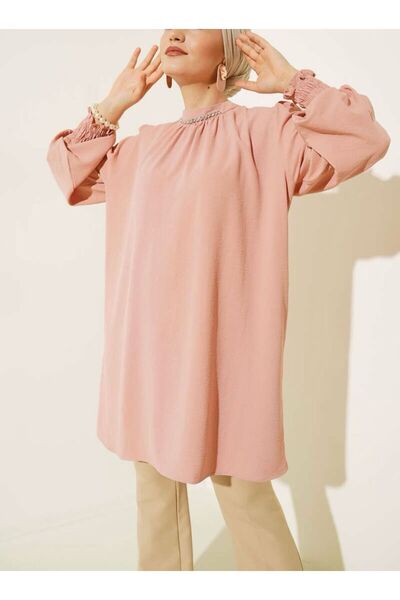 YILMAZBARMAZ ΓΥΝΑΙΚΕΙΑ ΚΟΛΑΡ ΠΕΤΡΑ Λεπτομερής ΤΟΥΝίκ