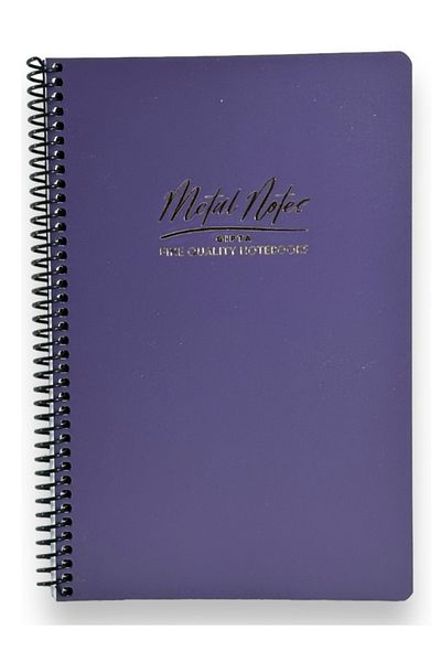 Gıpta GIPTA METAL NOTES PLASTIC COVER SPIRAL 17 * 24 80 YPUNSTREADED – PURPLE