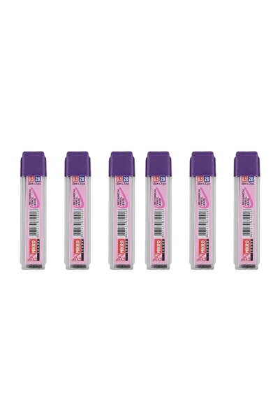 Mikro Min Leads Pencil and Pen Tip 0.5 2b 20-Piece Tube 24 Piece Package Set