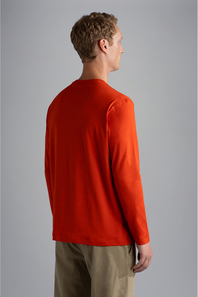 PAUL&SHARK ΑΝΔΡΙΚΟ ΠΛΕΚΤΟ T-SHIRT C.W. ΒΑΜΒΑΚΙ