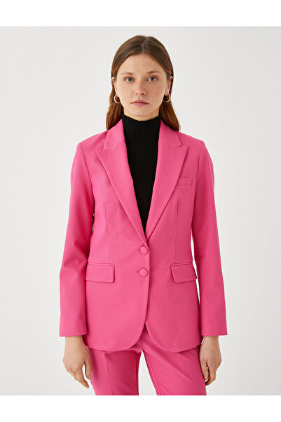 Koton Blazerjacke mit Doppelknöpfen und Taschendetail